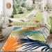 World Rug Gallery Tropical Floral Indoor/Outdoor Area Rug - Multi 8 8 x 12