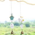 Meijuhuga Wind Chimes Attractive Pleasant Voice Decorative Bird House Cage Wind-bell Home Pendant Ornament for Balcony