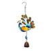 1Pc Peafowl Wind Chime Creative Wind Bell Iron Art Aeolian Bell Garden Decor