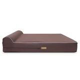 Dog Bed Chew Proof Replacement Cover Memory Foam Beds - Brown - Extra Large (Jumbo Size) (KPS-1113)