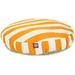 MajesticPet 30 in. Vertical Stripe Round Pet Bed - Yellow - Small