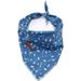 Elegant little tail 1PCS Pet Dog Bandana Washable Reversible Cotton Bibs Scarf Adjustable Square Dog Kerchief for Small to Large Dogs and Cats