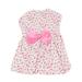 Adorable Pet Dog Dress Floral Bowknot Tutu Dresses Pet Cat Wedding Party Casual Dog Clothes Pet Supplies - Size L (Pink)