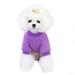 YUEHAO Dog Sweaters for Small Dogs New Carrot Sweater Cute Dog Clothing Small and Medium-Sized Dog Pet Clothes Small Dog Sweater (Purple S)