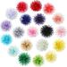 20 Pieces Dog Collar Flowers Pet Flower Bow Ties Multi-Color Dog Charms Flower for Puppy Dog Collar Grooming Accessories (12 cm/ 4.7 Inch)