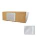 5.5 Clear Enclosed Packing Envelope Plain Face 1000/CS Front- Clear Back- White (2 Cases)