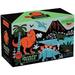 Mudpuppy Dinosaur Glow-in-the-Dark Puzzle 100 Pieces 18â€�x12â€� â€“Perfect for Kids Age 5+ - Colorful and Glowing Illustrations of Dinosaurs and Prehistoric Life - Award-Winning Glow in the Dark Puzzle