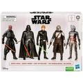 Star Wars Heroes & Villains Across the Galaxy Darth Maul The Mandalorian Luke Skywalker Darth Vader & Bo-Katan Action Figure 5-Pack