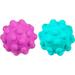 Rulyyo Ball Toy Decompression Sensory Toy Ball Christmas Stocking Stuffers Party Favors Gift Bag Filler 2 Pack (Green Purple)