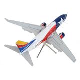 Boeing 737-700 Commercial Aircraft with Flaps Down Southwest Airlines - Lone Star One Texas Flag Livery Gemini 200 Series 1/200 Diecast Model Airplane by GeminiJets