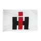 IH Logo 3 x 5 White Nylon Flag International Harvester IHFLAG