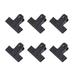 10 Pcs 88mm Black Large Clips Thickened Strong Clips Long Metal Binder Paper Clips File Money Clamps for Food Bags Drawing Board