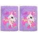 Unicorn Notebook Student Decorative Cartoon Pink Journal Traveler s Scrapbook Fuzzy Plush Weekly Planner 2 PCS