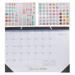 1 Set of English Wall Calendar Agenda Calendar for Home Office Home Decor