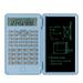 ammoon 6 Inch Scientific Calculator 12 Digit Writing Calculator Foldable Financial Calculator Electronic Whiteboard Compatible