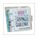 Savings Binder L 1000 Savings Challenge Reusable Budget Book with Cash Envelopes Money Binder for Saving Blue