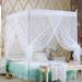 Twowood Romantic Princess Lace Canopy Mosquito Net No Frame for Twin Full Queen King Bed