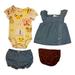 Carter s Baby Girl s 4-Piece Mix & Match Tops and Diaper Cover Sets (Butterfly/Chambray 3-6M)