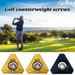 Xinhuadsh Golf Weight Screw Replacement Alloy Triangle Weight Screw 3/4/5g Golf Putter Weights Golf Club Driver Accessories for LTDx/LTDx MAX