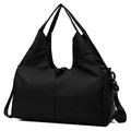 Sports Gym Yoga Tote Bag Weekender Shoulder Bag with Shoe Compartment by ammoon Perfect for Travel