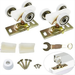 2 Pack Sliding Pocket Door Hardware Top Hanger Rollers Wheels Assembly Fit Part 1125 & 1500 Hardware Kit