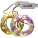 LED String Lights - 2-Pack of 32ft USB Lights with 100 LED Bulbs per Strand - Warm White Multicolor 8 Modes