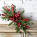 Teissuly Christmas Decorations Black X Friday Christmas Decorative Garland Wall Hanging Simulated Green Plants Home Lintel Wall Hanging Festive Felling Arrangement Gift