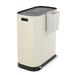 Beni Kitchen Trash/Recycling 16-Gallon Double-Bucket Step-Open Trash Can (40 liners Included) Almond