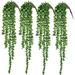 Fusipu Realistic Artificial Plant Artificial Lover Tears Succulents Plant Realistic Hanging Faux Pearls Senecio Rowleyanus Decoration for Home Garden Low