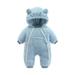 Girl Outfits Snow Winter Bear Warm Hooded Thick with Pocket Clothes