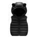 VERUGU Girl Jacket Girl Warm Vest Winter Boy Thicken Waistcoat Kid Outerwear Vest Cotton Jackets Black 12-18 Months