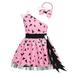 BJUTIR Toddler Kids Girls Dresses Caveman Dog Bones Historical Cavegirl Tulle Dress Princess Dress Outfits For 12-18 Months