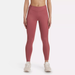 Women's Yoga High Rise Performance Rib Leggings in Red