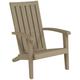 Berkfield Home - Mayfair Garden Adirondack Chair Light Brown Polypropylene