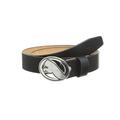 Puma Womens/Ladies Regent Fitted Leather Belt (Black) - Size Small