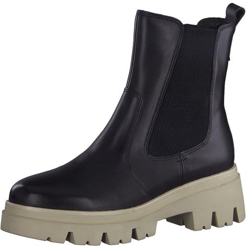 Chelseaboots TAMARIS COMFORT Gr. 38, schwarz Damen Schuhe mit Anziehlasche