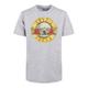 T-Shirt F4NT4STIC "Guns 'n' Roses Vintage Classic Logo Black" Gr. 122/128, grau (heathergrey) Mädchen Shirts T-Shirts