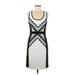 Joseph Ribkoff Casual Dress: Ivory Dresses - Women's Size 8