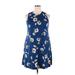 BCX dress Casual Dress: Blue Dresses - Women's Size 2X-Large