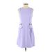 Nanette Lepore Casual Dress: Purple Dresses - Women's Size 4