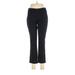 Croft & Barrow Casual Pants - Super Low Rise: Black Bottoms - Women's Size 6 Petite