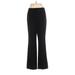 Nine West Dress Pants - High Rise Flared Leg Trouser: Black Bottoms - Women's Size 8