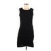 BTFBM Casual Dress - Sheath: Black Solid Dresses - Women's Size Medium