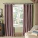 Birch Lane™ Rayne Faux Silk Room Darkening Curtains for Bedroom, Living Room Large Window Single Panel Silk in Indigo | 120 H in | Wayfair
