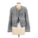 Derek Lam 10 Crosby Blazer Jacket: Short Gray Aztec or Tribal Print Jackets & Outerwear - Women's Size 8