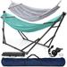 Arlmont & Co. 600Lb Capacity 2 Persons 2 Hammocks Included/Foldable Portable Hammocks w/ Stand, Tree Straps | 109.4 D in | Wayfair