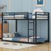 Isabelle & Max™ Ailayh Bed Metal in Black | 53.7 H x 40.9 W x 77.1 D in | Wayfair 622B68998B2743A585B42D101511A3AE