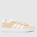 adidas grand court alpha trainers in white & beige