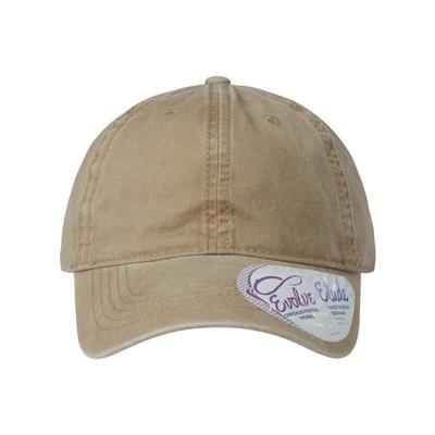 Infinity Her CASSIE Women's Pigment-Dyed Fashion Undervisor Cap in Khaki/Camouflage size Adjustable | Cotton