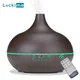 Diffusore per aromaterapia con oli essenziali con telecomando Umidificatore ad ultrasuoni Vaporizzatore Spegnimento automatico LED di sicurezza e impostazioni timer